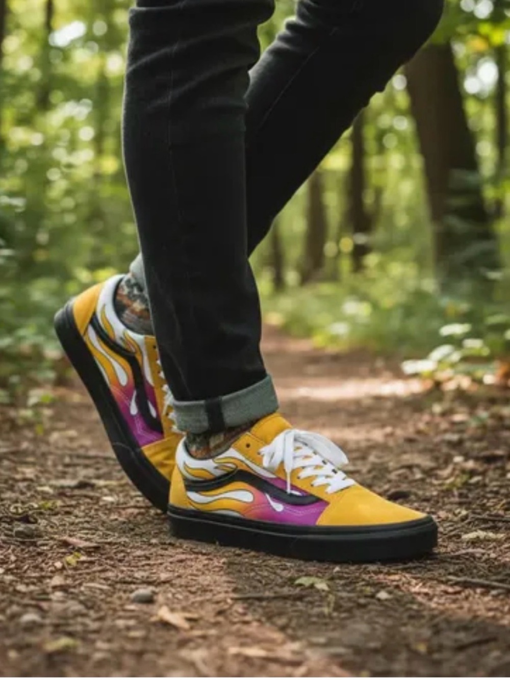 Old Skool 'Flames Vans